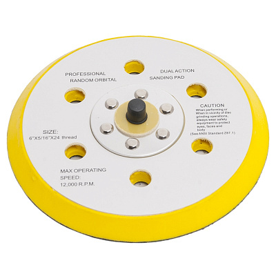 125мм ITOOLS Backing pads Velcro  Подложка полиуретановая, с 8 отверстиями IT-VL-PD-125MM-8H-5.16-24